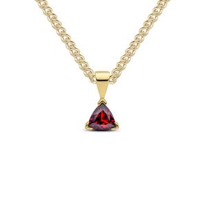 TRIANGLE GARNET PENDANT