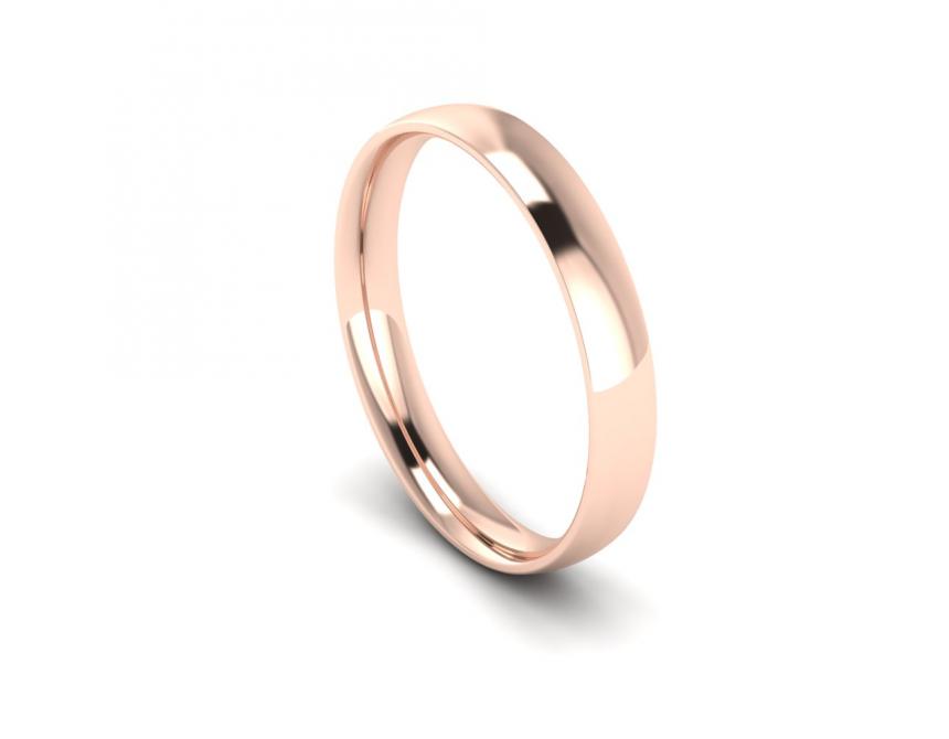 Modern Court Light Weight Band in 9ct Rose Gold